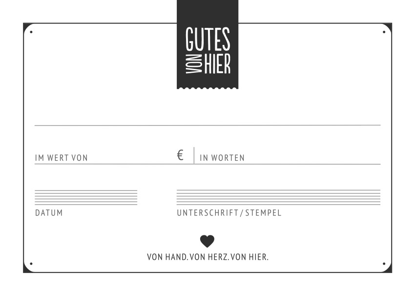 Gutes von hier Gutschein