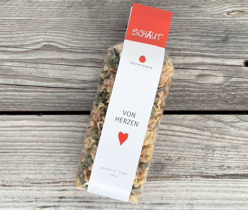 Schaut Nudeln "von Herzen" (300g)