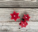 Sternkerze 15/50 mm rot