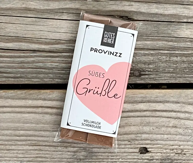 Provinzz Schokolade Süßes Grüßle 50g
