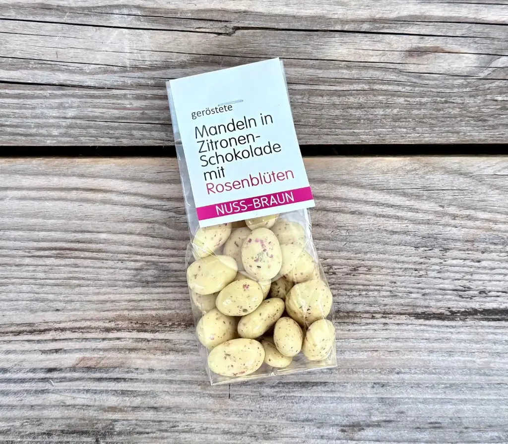 Prachtmandeln in Zitronenschokolade (115g)