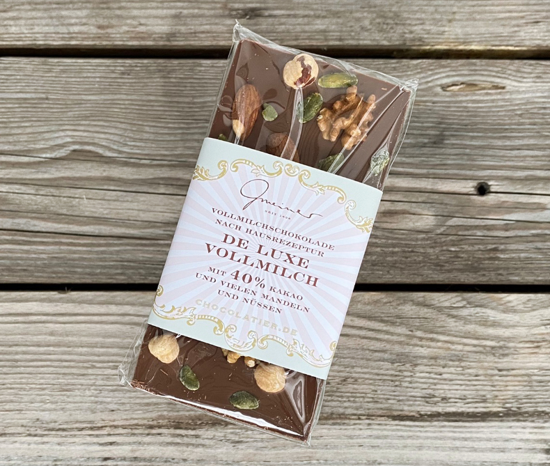 Schokolade 40% de Luxe Vollmilch (100g)
