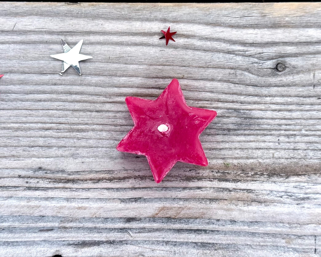 Sternkerze 15/50 mm rot